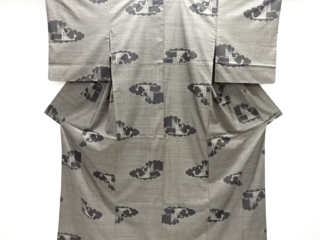 JAPANESE KIMONO / DORO OSHIMA TSUMUGI (5 maruki)